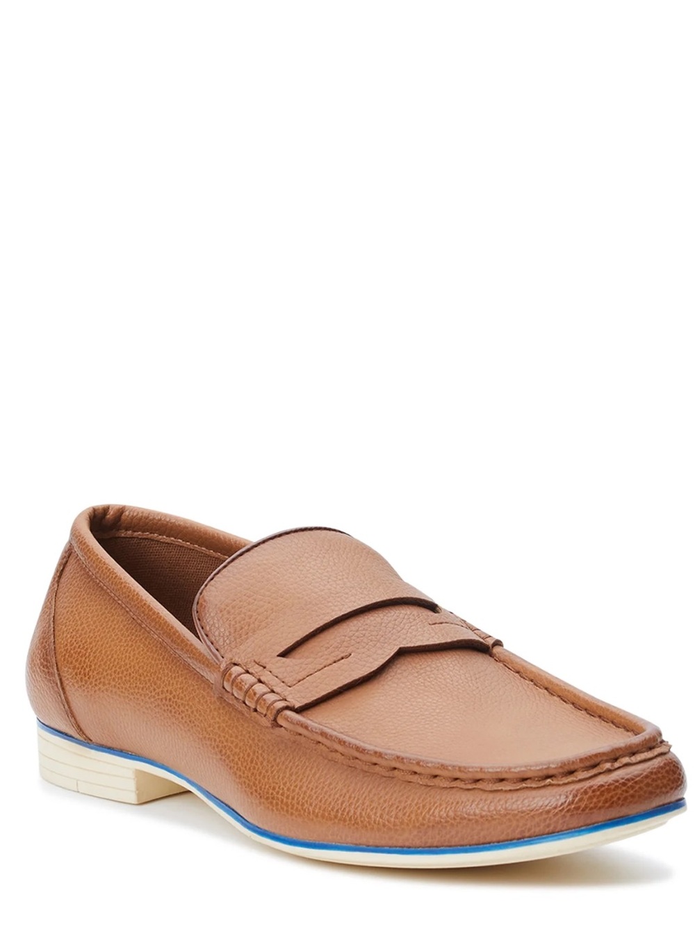Men's Tan Leather Penny Loafer Slip-On